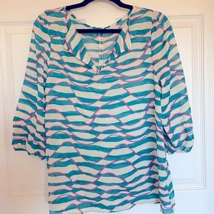 Breezy Button-Back Blouse